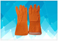 Dip Flock - powlekane, niepudrowane rękawice lateksowe, rękawiczki lateksowe w kolorze pomarańczowym dostawca