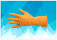 Dip Flock - powlekane, niepudrowane rękawice lateksowe, rękawiczki lateksowe w kolorze pomarańczowym dostawca