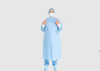 Oddychające sterylne fartuchy chirurgiczne, jednorazowa niebieska suknia teatralna dostawca