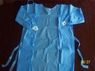 Jednorazowa suknia chirurgiczna o miękkim odczuciu, niebieski jednorazowy kombinezon nietoksyczny dostawca