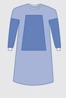 Miękka jednorazowa suknia chirurgiczna z regulowanym zapięciem na haftkę dostawca