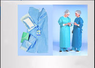 Odczuwalne miękkie jednorazowe fartuchy szpitalne Unisex Wygodna Dobra wytrzymałość na rozciąganie dostawca