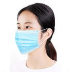 Oddychająca jednorazowa niebieska maska ​​na ucho 3-warstwowa filtracja redukuje infekcje dostawca