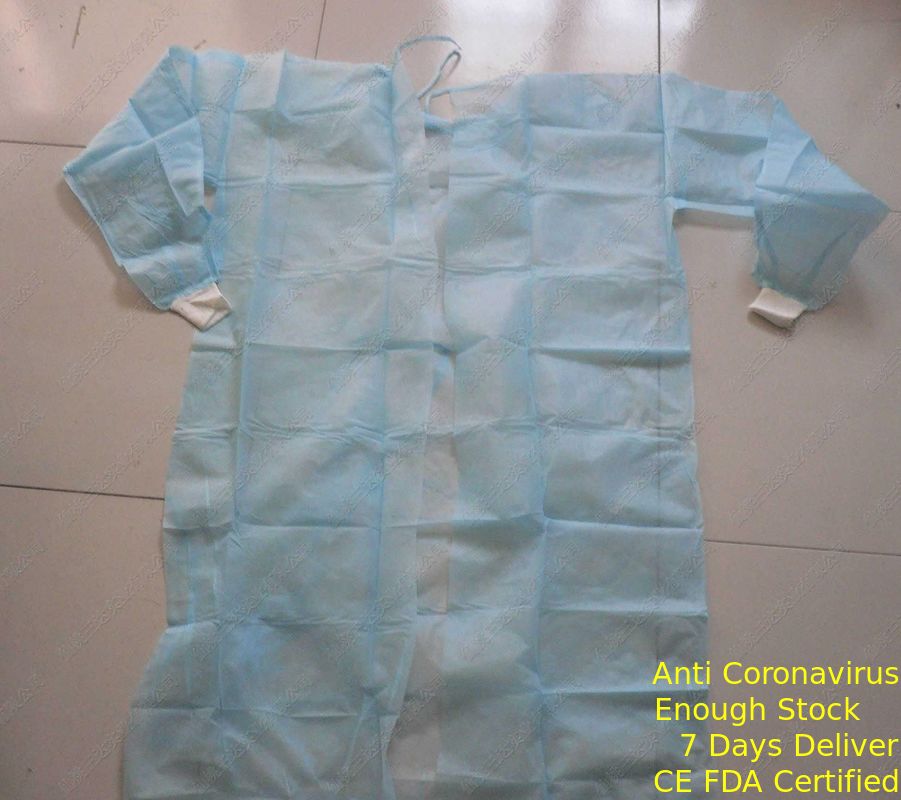 Pyłoszczelna jednorazowa suknia chirurgiczna Biodegradowalna na ciecz / pył / cząsteczki dostawca