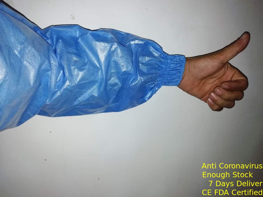 Sms Non-woven Jednorazowe rękawy na ramię wodoodporne z wyjątkowo elastycznym mankietem dostawca