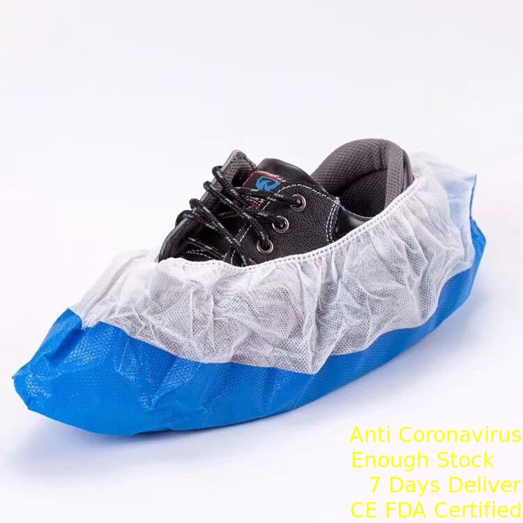Półpowłokowe ochronne jednorazowe ochraniacze na buty antystatyczne do pomieszczeń czystych dostawca