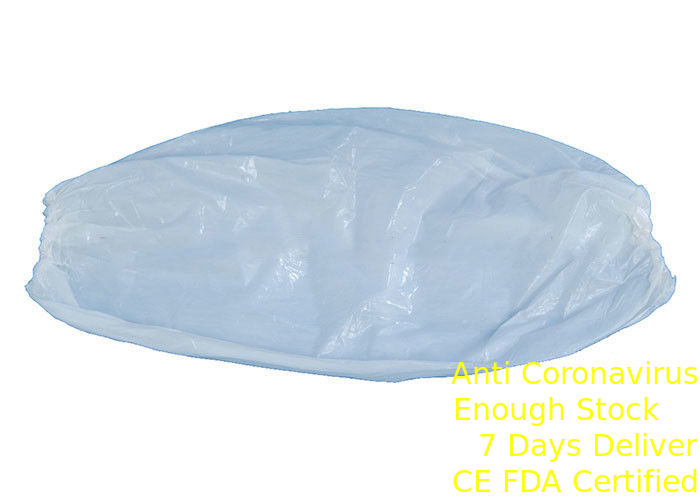 Lekkie jednorazowe plastikowe ochraniacze rękawów Gładka powierzchnia Biały kolor dostawca