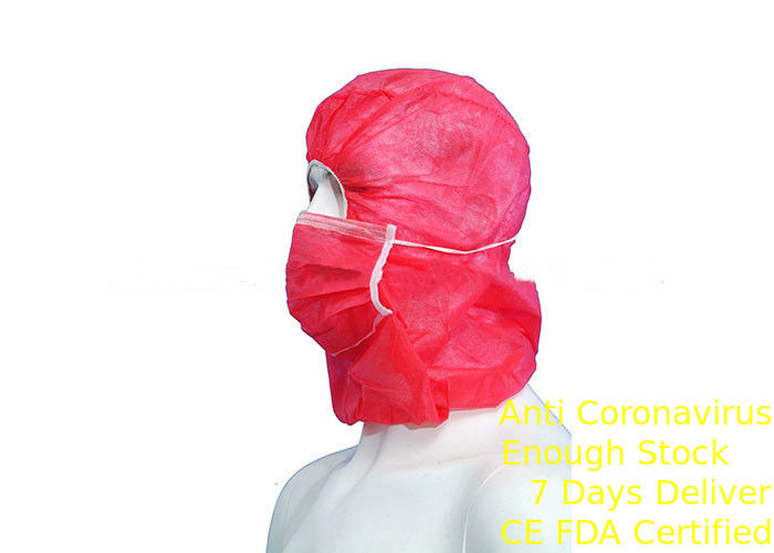 Nieabsorpcyjne jednorazowe czepki chirurgiczne Oddychające z maską Lateksowe - wolne dostawca