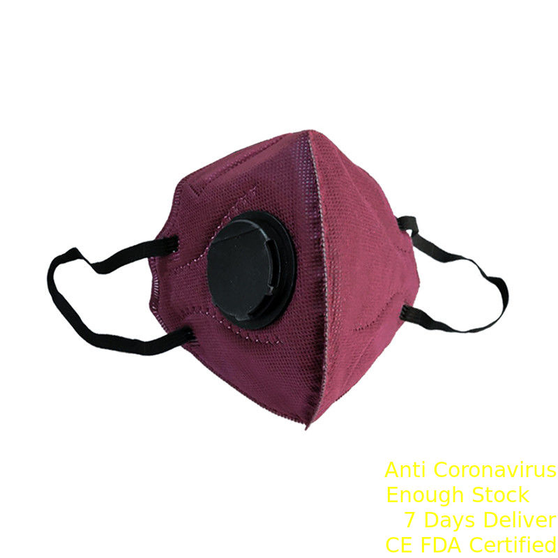 Anti Virus Foldable FFP2 Mask Vertical Fold Flat Breathing Filter Mask dostawca