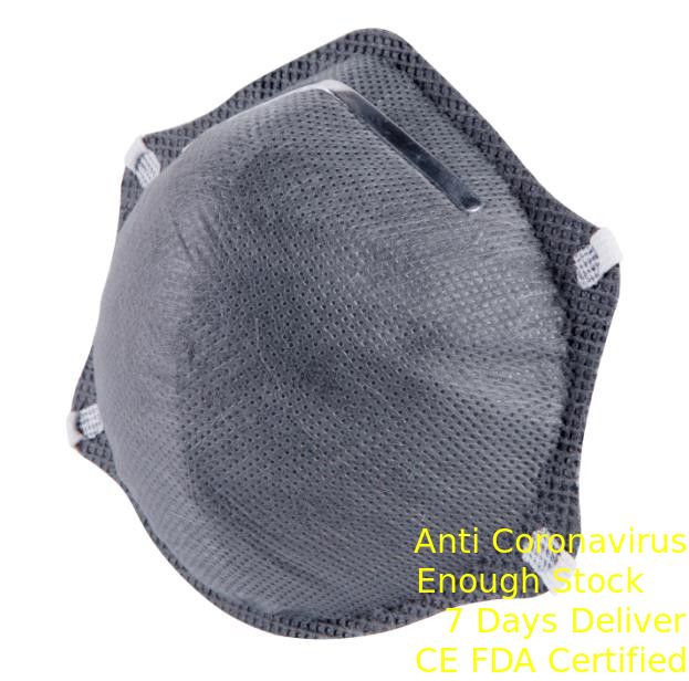 Jednorazowy respirator z filtrem węglowym FFP2, 4-warstwowa jednorazowa maska ​​przeciwpyłowa dostawca