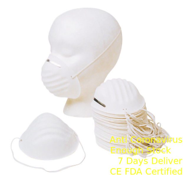 Wygodna maska ​​ochronna KN95 Biała maska ​​przeciwpyłowa FFP2 z ochroną dróg oddechowych dostawca