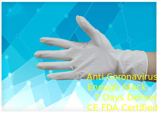 Odporne na rozdarcie jednorazowe rękawiczki medyczne, rękawice medyczne lateksowe z certyfikatem CE dostawca