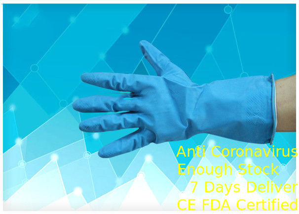 Flokowane sprayem - jednorazowe rękawiczki chirurgiczne, sterylne rękawice lateksowe do pomieszczeń czystych dostawca