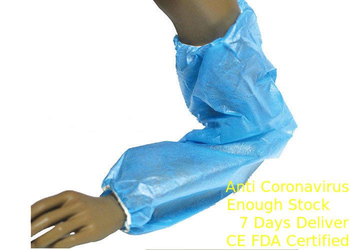 Laminowane jednorazowe rękawy na ramię, ręcznie wykonane wodoodporne rękawy na rękawach Elastyczne mankiety dostawca