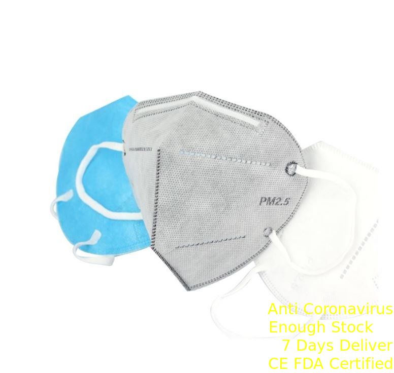 3D Respirator Protection Mouth Mask FFP2 Dustproof Face Mask Vertical Fold Flat dostawca